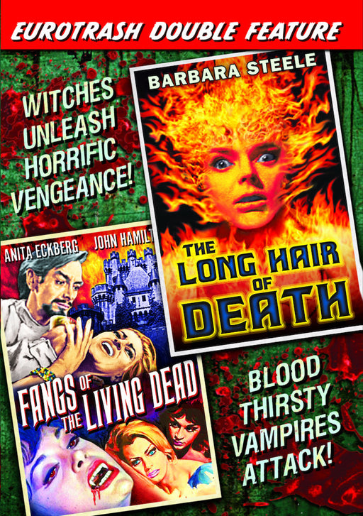 Eurotrash Double Feature: The Long Hair of Death (1964) / Fangs of the (MOD) (DVD MOVIE)