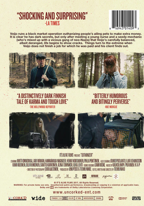 Euthanizer (MOD) (DVD Movie) - back cover art