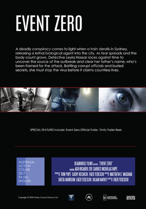 Event Zero (MOD) (DVD Movie) - back cover art