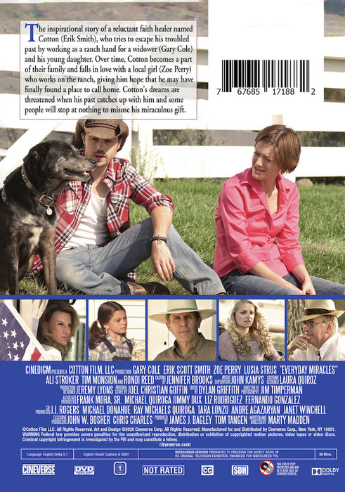 Everyday Miracles (MOD) (DVD Movie) - back cover art