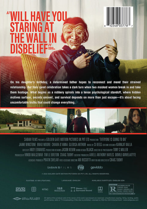Everyone Is Going To Die (MOD) (DVD Movie) - back cover art