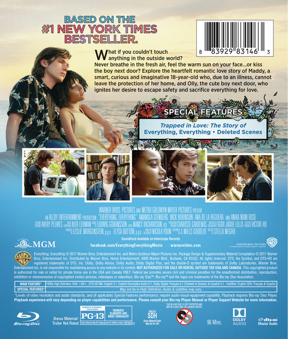 Everything, Everything (MOD) (BluRay MOVIE) image 2