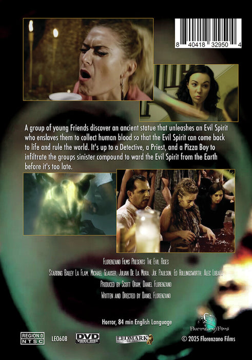 Evil Rises (MOD) (DVD Movie) - back cover art