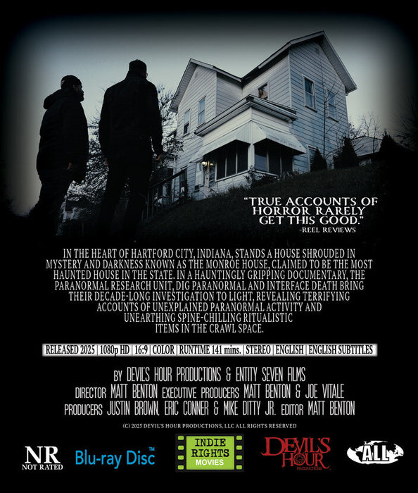 Evil Unearthed (MOD) (BluRay Movie) - back cover art