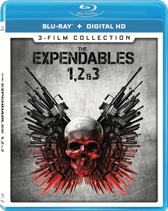 Expendables 1,2 & 3 Blu-ray - movie cover art
