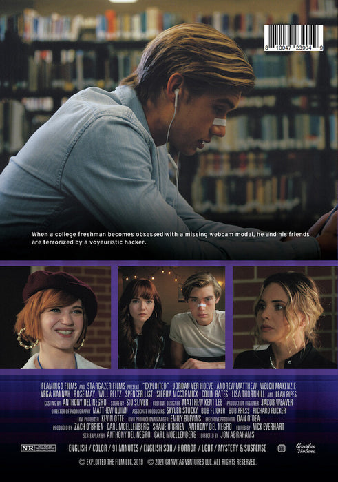 Exploited (MOD) (DVD Movie) - back cover art