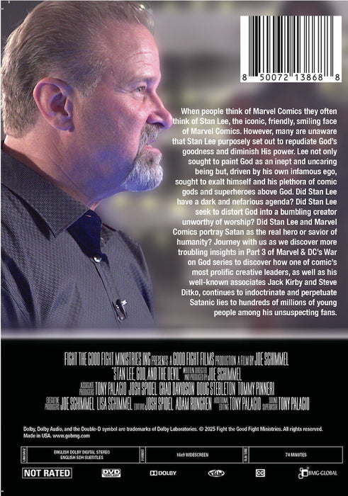 Exposing The TRUTH: Marvel & DC's War on God: Stan Lee, God, and the Devil (MOD) (DVD Movie) - back cover art