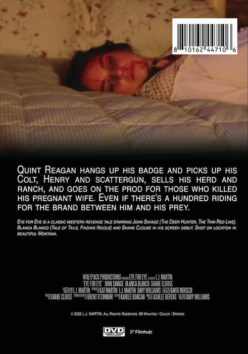 Eye for Eye (MOD) (DVD Movie) - back cover art