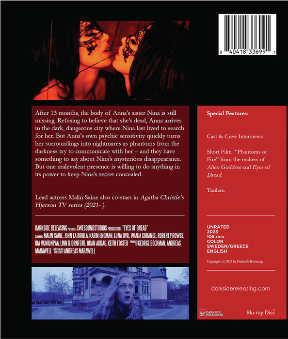 Eyes of Dread (MOD) (BluRay Movie) - back cover art