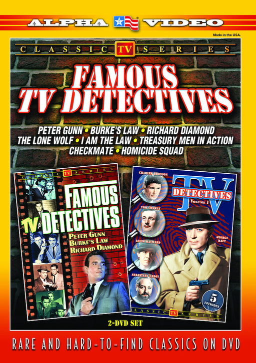 Famous TV Detectives Collection (2 (MOD) (DVD Movie) - movie cover art