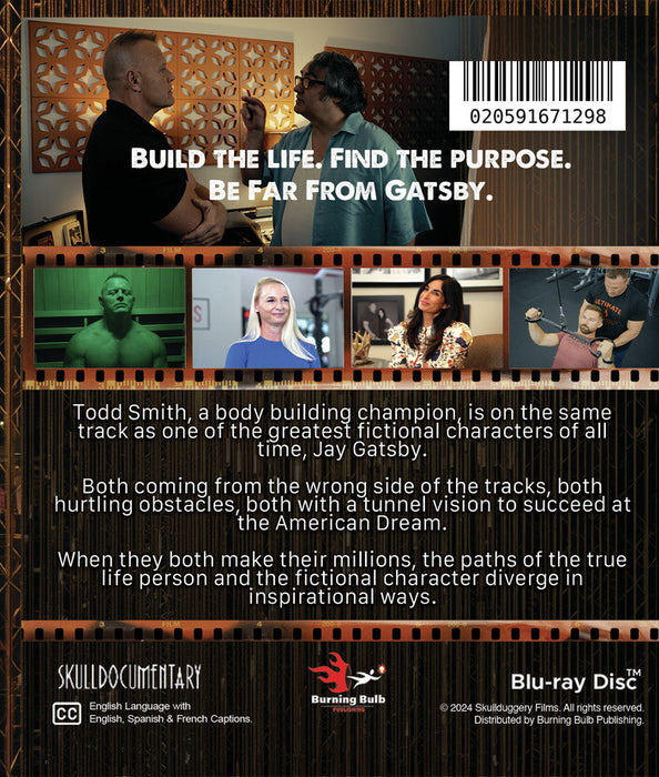 Far From Gatsby: The Todd Smith Vision (MOD) (BluRay Movie) - back cover art