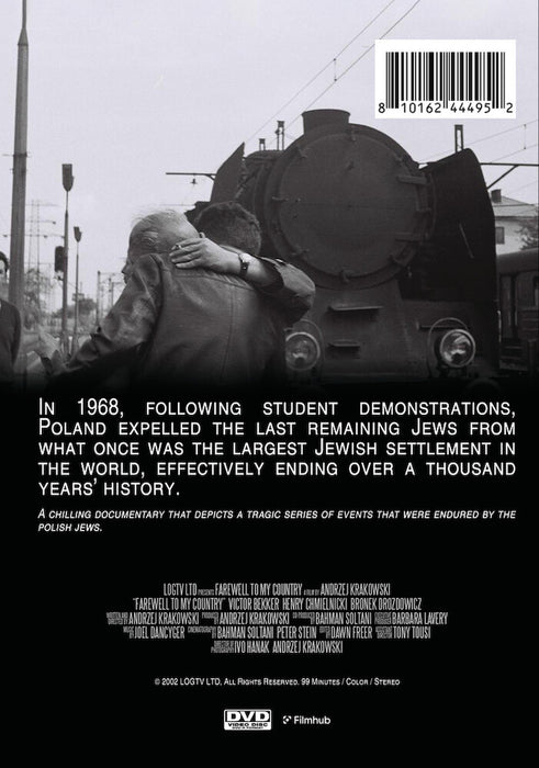 Farewell To My Country (MOD) (DVD Movie) - back cover art