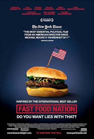 Fast Food Nation DVD - movie cover art
