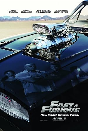 Fast & Furious DVD - movie cover art