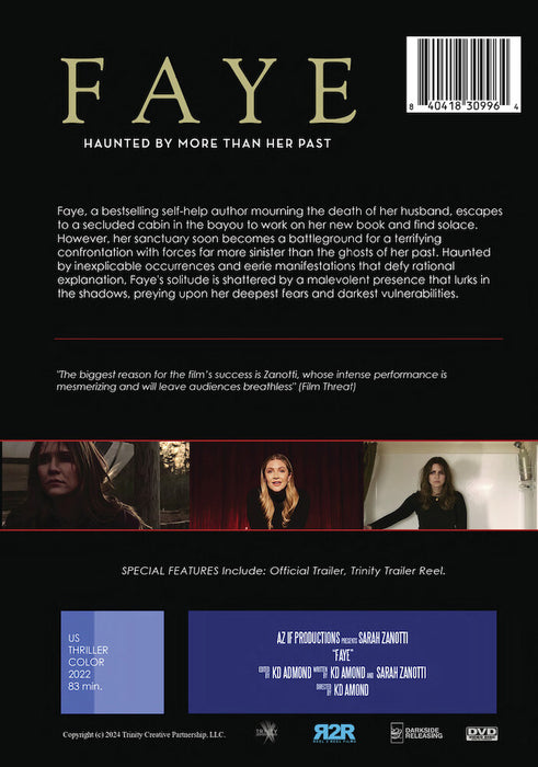 Faye (MOD) (DVD Movie) - back cover art