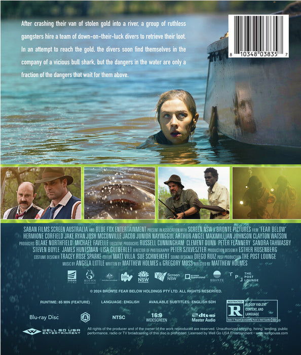 Fear Below (MOD) (BluRay Movie) - back cover art