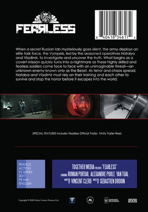Fearless (MOD) (DVD Movie) - back cover art