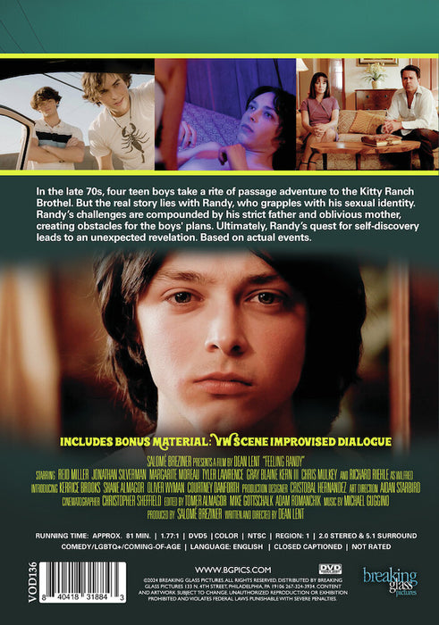 Feeling Randy (MOD) (DVD Movie) - back cover art