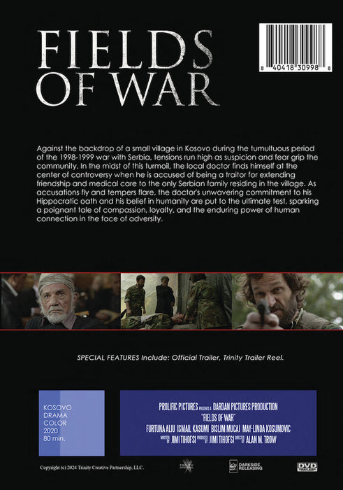 Fields of War (MOD) (DVD Movie) - back cover art