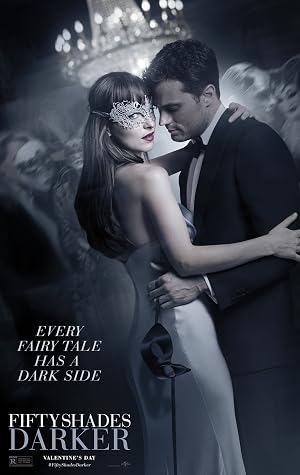 Fifty Shades Darker DVD - movie cover art
