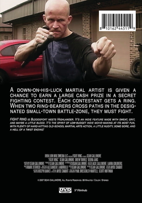 Fight Ring (MOD) (DVD Movie) - back cover art