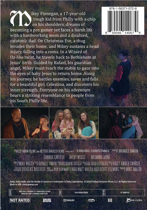 Finding Christmas (MOD) (DVD Movie) - back cover art