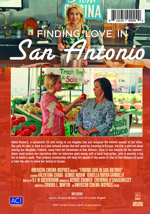 Finding Love in San Antonio (MOD) (DVD Movie) - back cover art