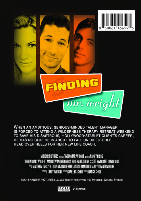Finding Mr. Wright (MOD) (DVD Movie) - back cover art