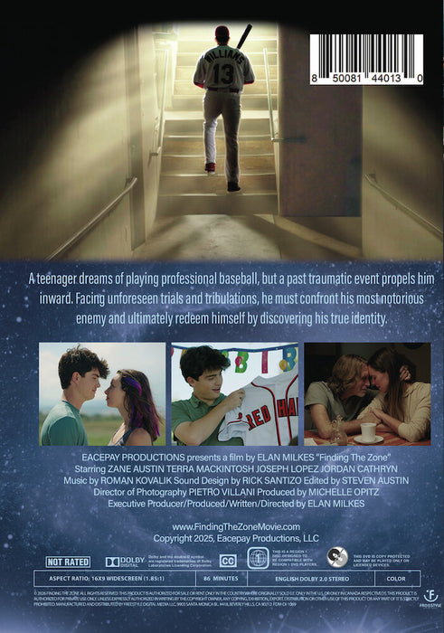 Finding The Zone (MOD) (DVD Movie) - back cover art