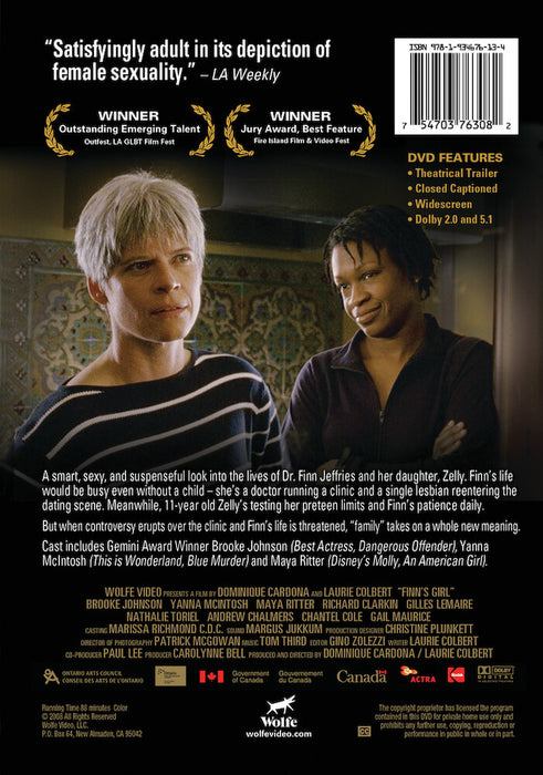 Finn's Girl (MOD) (DVD Movie) - back cover art