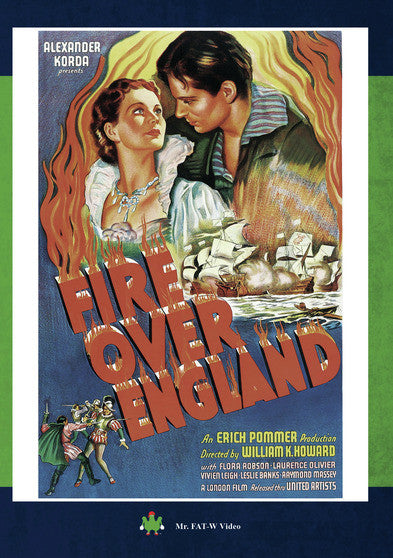 Fire Over England (MOD) (DVD Movie) - movie cover art