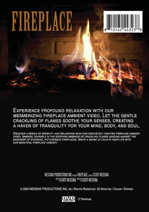 Fireplace (MOD) (DVD Movie) - back cover art