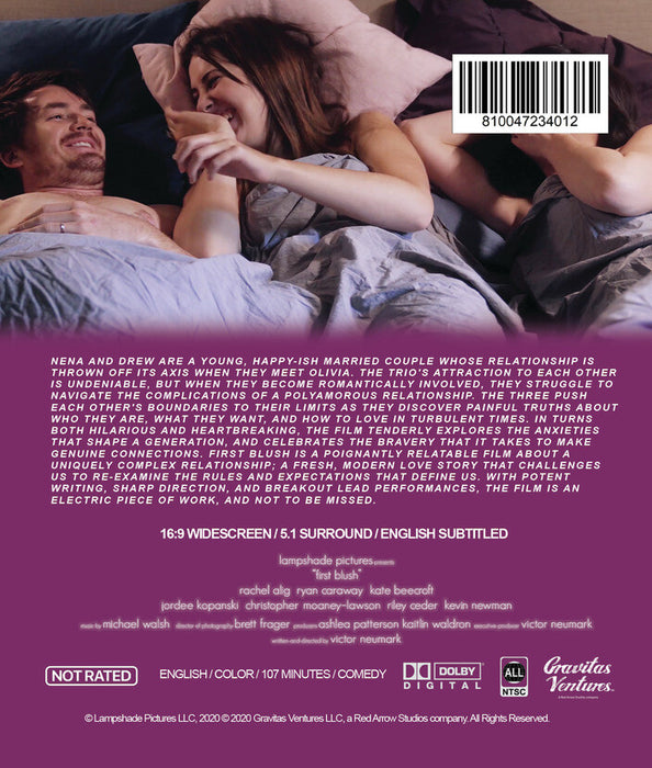 First Blush (MOD) (BluRay Movie) - back cover art