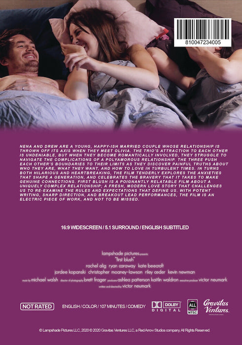 First Blush (MOD) (BluRay Movie) - back cover art