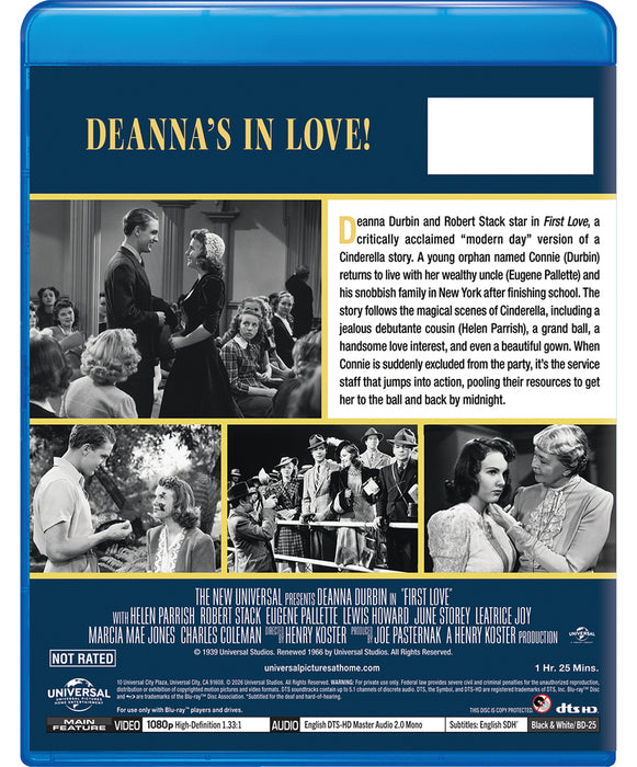 First Love (MOD) (BluRay Movie) - back cover art