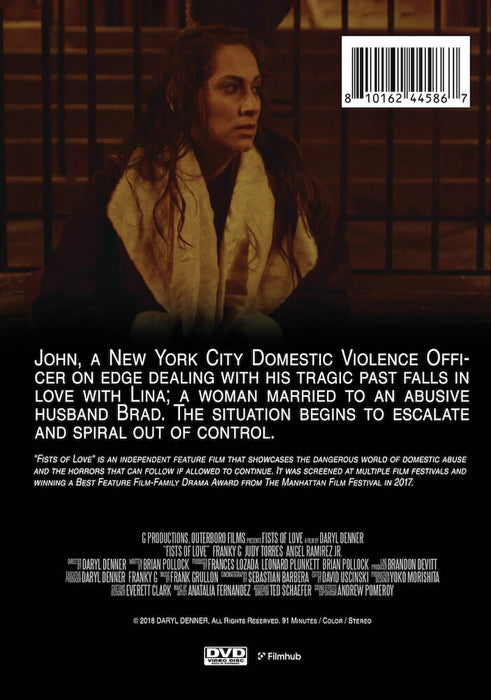 Fists of Love (MOD) (DVD Movie) - back cover art