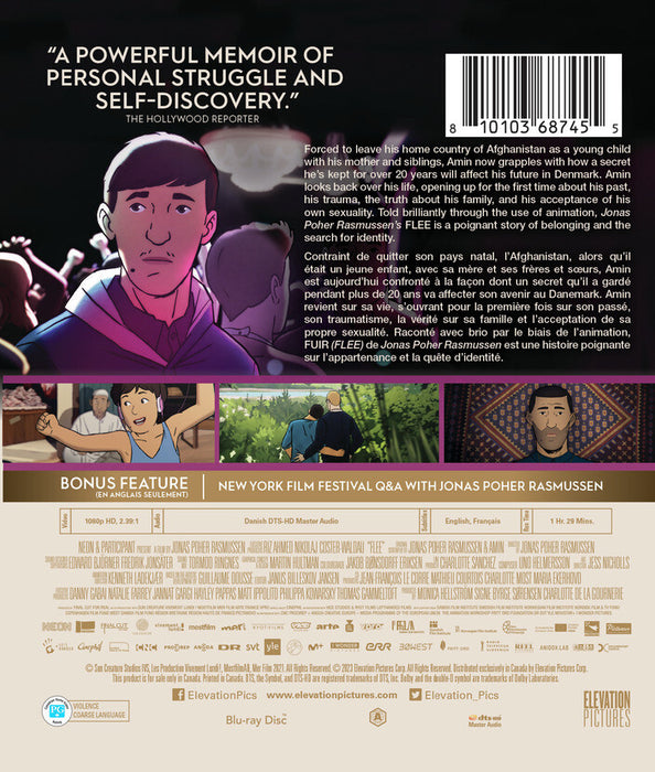 Flee (MOD) (BluRay Movie) - back cover art