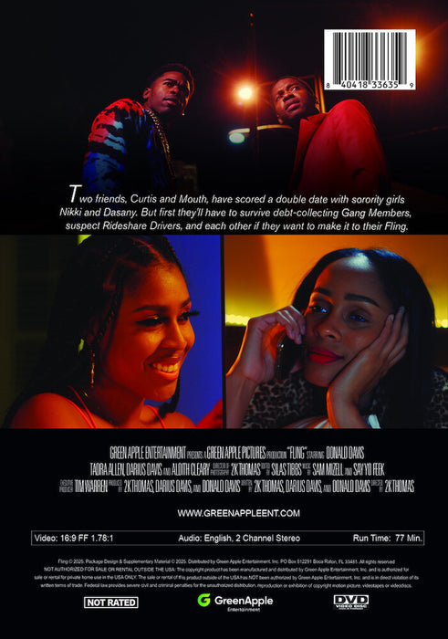 Fling (MOD) (DVD Movie) - back cover art