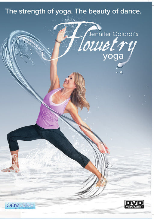 Flowetry Yoga with Jennifer Galardi (MOD) (DVD Movie) - movie cover art