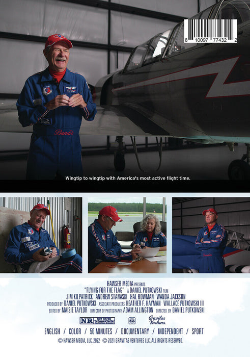 Flying for the Flag (MOD) (DVD Movie) - back cover art