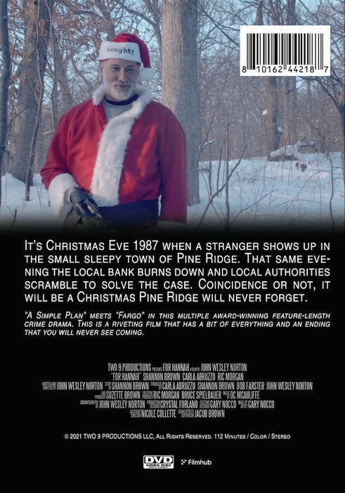 For Hannah (MOD) (DVD Movie) - back cover art