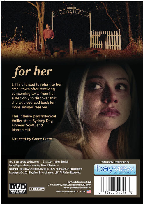 For Her (MOD) (DVD Movie) - back cover art