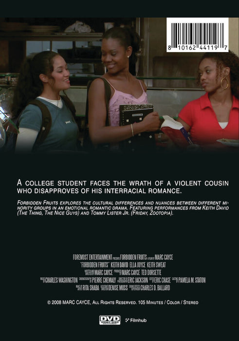 Forbidden Fruits (MOD) (DVD Movie) - back cover art