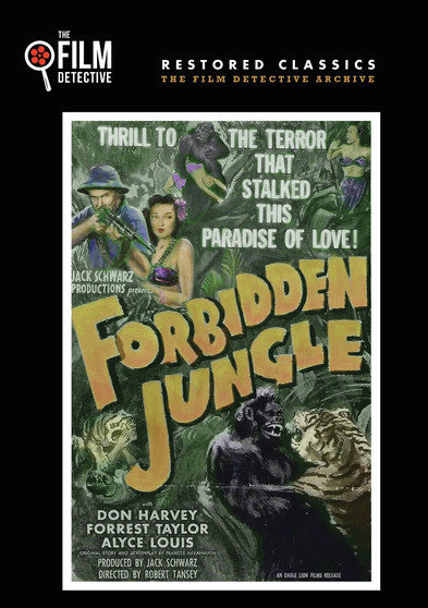 Forbidden Jungle (The Film Detective Restored Version) (MOD) (DVD Movie) - movie cover art