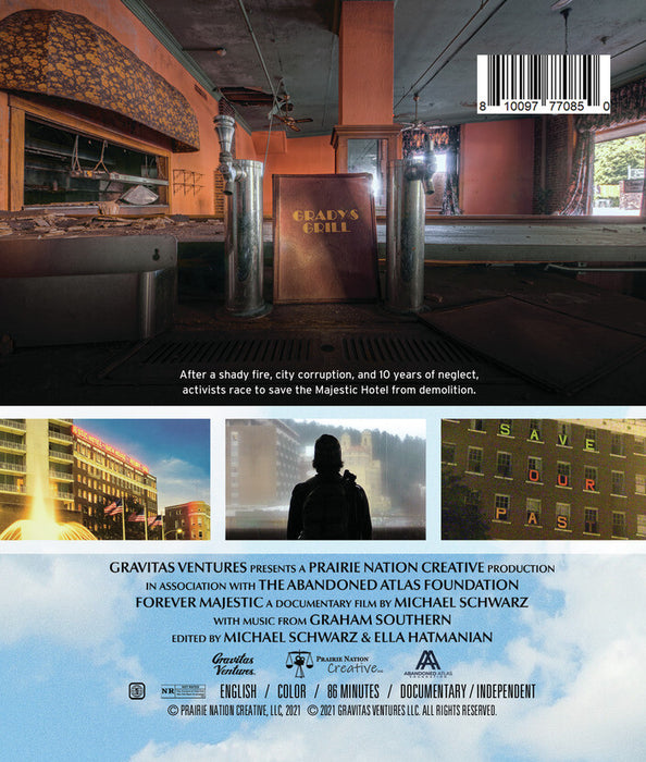 Forever Majestic (MOD) (BluRay Movie) - back cover art
