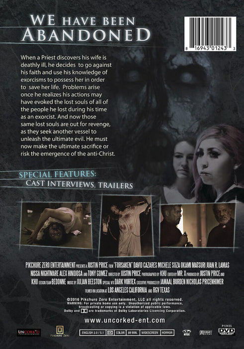 Forsaken (MOD) (DVD Movie) - back cover art