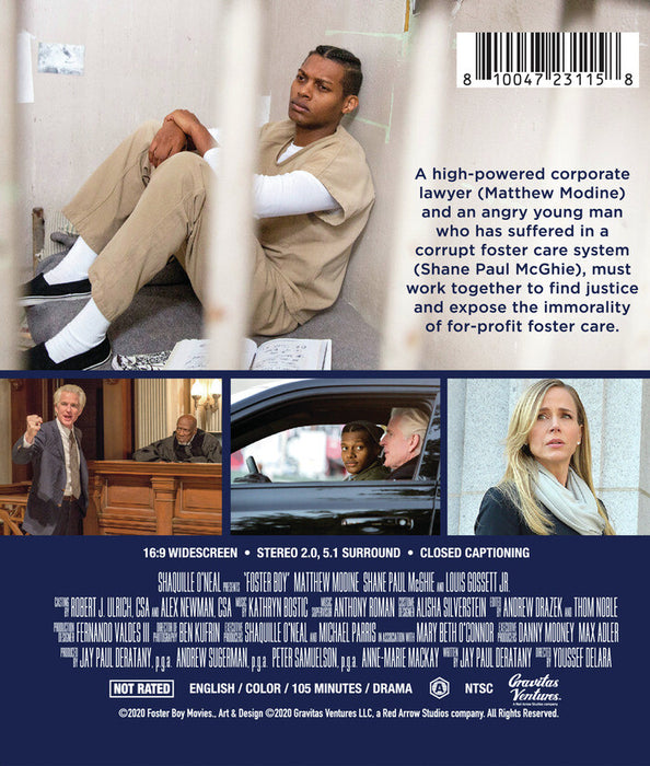 Foster Boy (MOD) (BluRay Movie) - back cover art