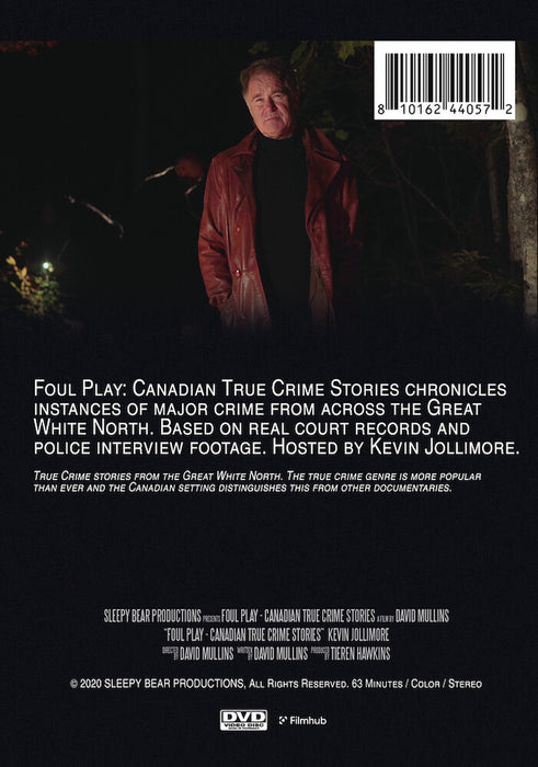 Foul Play: Canadian True Crime Stories (MOD) (DVD Movie) - back cover art