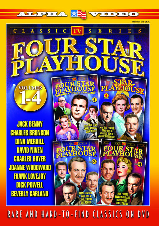 Four Star Playhouse - Volumes 1-4 (MOD) (DVD Movie) - movie cover art