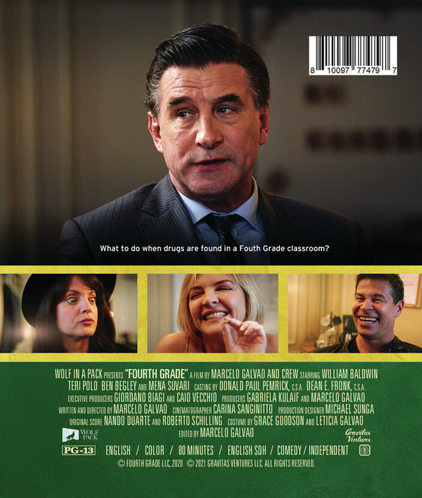 Fourth Grade (MOD) (BluRay Movie) - back cover art